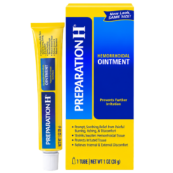 Thuốc mỡ bôi trĩ Preparation H Ointment Pfizer giảm đau rát hậu môn (Tuýp 28g)