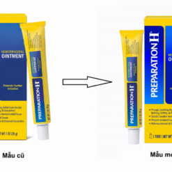 Thuốc mỡ bôi trĩ Preparation H Ointment Pfizer giảm đau rát hậu môn (Tuýp 28g)