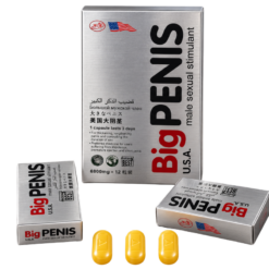 Viên uống Big Penis U.S.A. Man Best hỗ trợ tăng cường sinh lý nam (Hộp 12 viên)