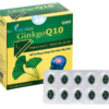 Viên uống Ginkgo Q10 IsoPharco hỗ trợ hoạt huyết dưỡng não (Hộp 10 vỉ x 10 viên)