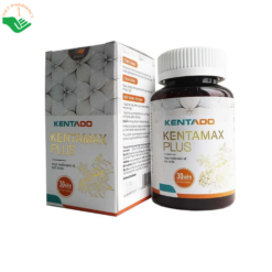 Viên uống Kentamax Plus Kentado hỗ trợ tăng cân, cải thiện tiêu hóa và hấp thu dưỡng chất (Hộp 30 viên)