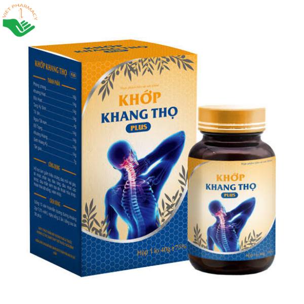 Viên uống Khớp Khang Thọ Nam Dương hỗ trợ giảm đau nhức xương khớp, đau mỏi vai gáy và tê bì chân tay (Hộp 1 lọ 40g)