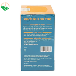 Viên uống Khớp Khang Thọ Nam Dương hỗ trợ giảm đau nhức xương khớp, đau mỏi vai gáy và tê bì chân tay (Hộp 1 lọ 40g)