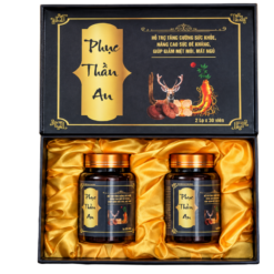 Viên uống Phục Thần An Vgas hỗ trợ bồi bổ cơ thể và cải thiện giấc ngủ (Hộp 2 lọ x 30 viên)