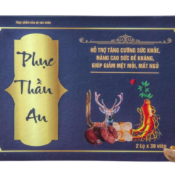 Viên uống Phục Thần An Vgas hỗ trợ bồi bổ cơ thể và cải thiện giấc ngủ (Hộp 2 lọ x 30 viên)