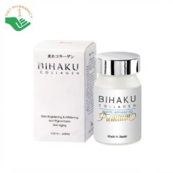 Bihaku Collagen Premium KAMATA hỗ trợ chống lão hóa, giảm thâm nám, sạm da (Hộp 30 viên)
