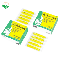 Dung dịch uống men tiêu hóa Bostine Gold Boston Pharma (Hộp 4 vỉ x 5 ống)