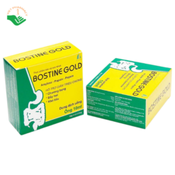 Dung dịch uống men tiêu hóa Bostine Gold Boston Pharma (Hộp 4 vỉ x 5 ống)