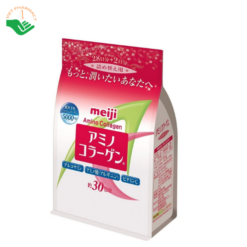 Bột Amino Collagen Meiji bổ sung collagen và hỗ trợ đẹp da (Gói 200g)