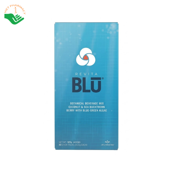 Bột pha uống Revita Blu Jeunesse hỗ trợ tăng cường miễn dịch, làm chậm lão hóa (Hộp 30 gói) - Ảnh 2