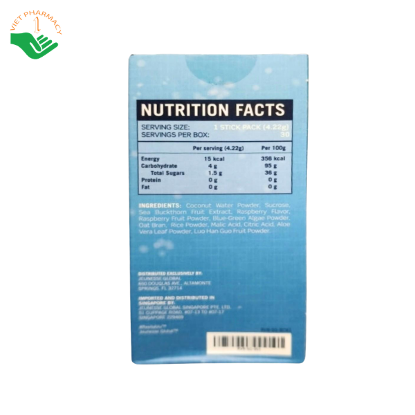 Bột pha uống Revita Blu Jeunesse hỗ trợ tăng cường miễn dịch, làm chậm lão hóa (Hộp 30 gói) - Ảnh 3