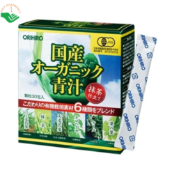 Bột rau xanh Aojiru Orihiro bổ sung chất xơ và dưỡng chất (Hộp 30 gói)