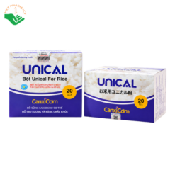 Bột Unical For Rice Tân Đức Minh bổ sung canxi, hỗ trợ xương và răng chắc khỏe (Hộp 20 gói x 2,5g)