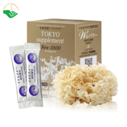 Bột uống Tokyo Supplement Res-1000 Hokoen hỗ trợ chống oxy hóa, tăng cường sức đề kháng (Hộp 30 gói x 1g)