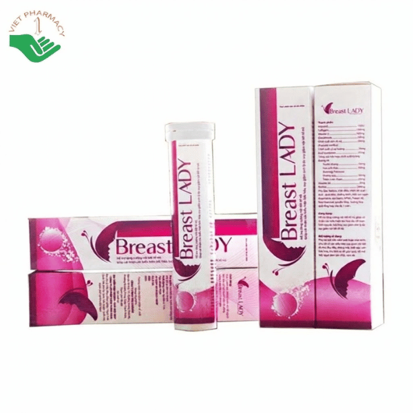 Breast Lady OSHII hỗ trợ tăng size vòng 1, tăng cường nội tiết tố nữ, hỗ trợ chống lão hóa da (Hộp 20 viên)