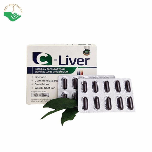 C-Liver OSHII hỗ trợ giải độc và bảo vệ gan, tăng cường chức năng gan (Hộp 60 viên)