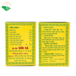 Cao Xoa Cúp Vàng Sơn Hà giảm đau nhức, nghẹt mũi và dịu vết côn trùng đốt (Hũ 40g)