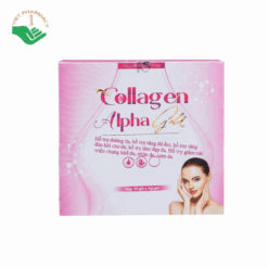 Collagen Alpha Gold hỗ trợ dưỡng da sáng đẹp, tăng độ đàn hồi, giảm sạm nám (Hộp 30 gói x 12ml)