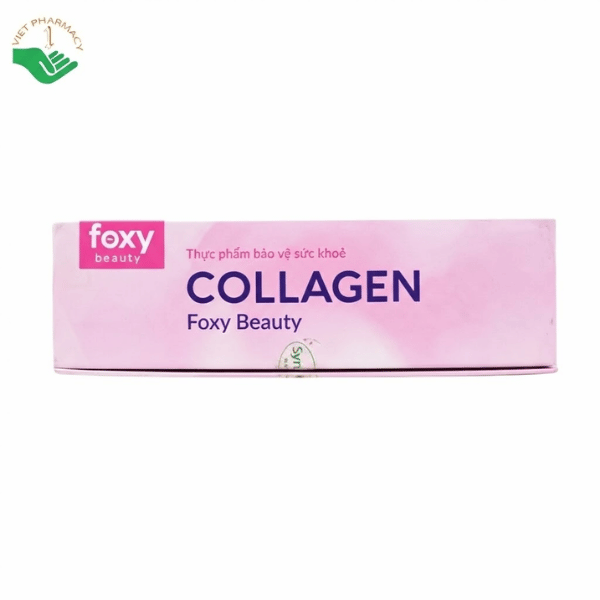 Collagen Foxy Beauty Syntech hỗ trợ dưỡng da, tăng độ ẩm, độ đàn hồi (Hộp 30 gói x 5g)