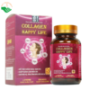 Collagen Happy Life Rqfharma hỗ trợ giảm nám, sạm da, giúp da sáng đều màu (Hộp 30 viên)