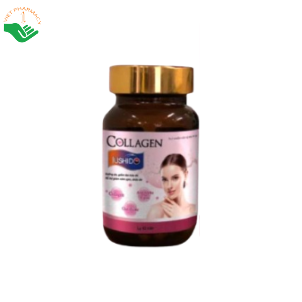 Collagen Jushido Nanofrance ngăn ngừa lão hóa da, giúp da sáng đẹp (Hộp 42 viên)