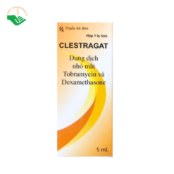 Dung dịch nhỏ mắt Clestragat Bharat Parenterals hỗ trợ điều trị nhiễm khuẩn và viêm mắt (Hộp 1 lọ 5ml)