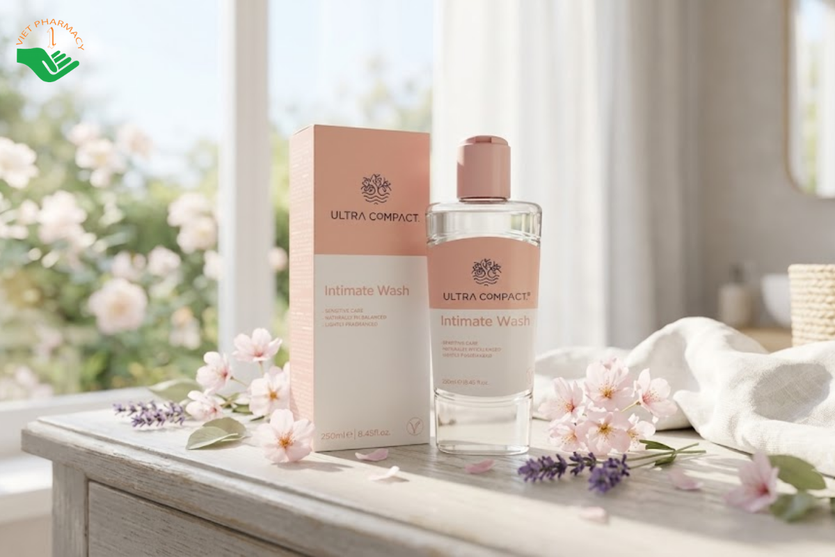 Dung dịch vệ sinh Ultra Compact Intimate Wash Sensitive Care (Chai 250ml)