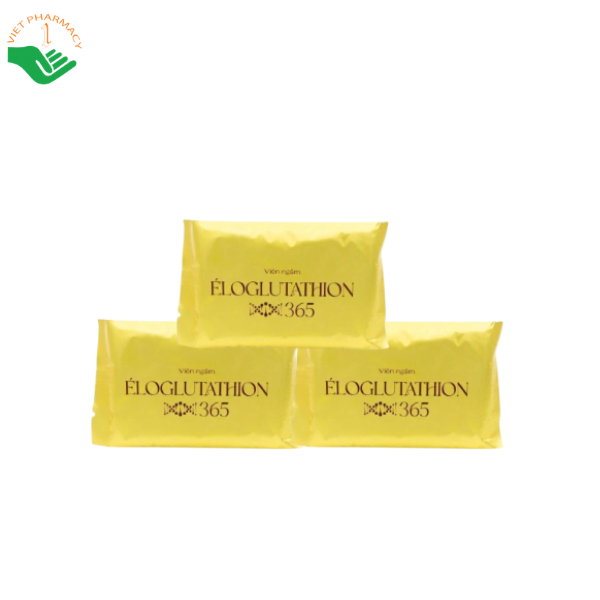 ÉloGlutathion 365 Eloge France hỗ trợ chống oxy hóa, làm chậm lão hóa, giúp làm trắng sáng da (Hộp 3 vỉ x 8 viên)