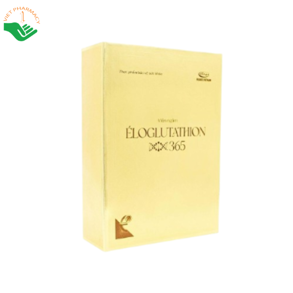 ÉloGlutathion 365 Eloge France hỗ trợ chống oxy hóa, làm chậm lão hóa, giúp làm trắng sáng da (Hộp 3 vỉ x 8 viên)