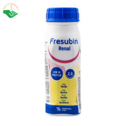 Sữa Fresubin Renal Vanilla Fresenius Kabi bổ sung dinh dưỡng cho người bệnh thận mạn tính (Lốc 4 chai x 200ml)