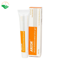 Gel bôi da Antimicrobial Silver Gel Anson hỗ trợ kháng khuẩn và chăm sóc vùng da tổn thương (Tuýp 20g)