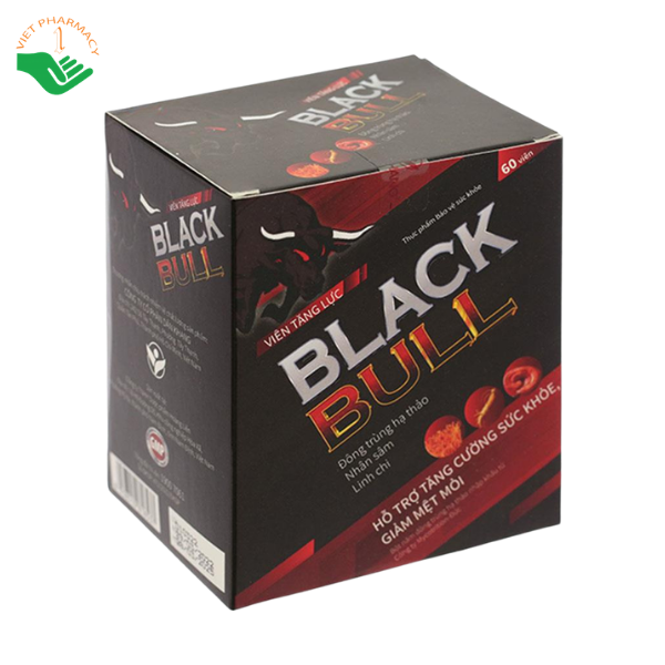 Viên uống tăng lực Black Bull Dân Khang hỗ trợ tăng cường sức khỏe, giảm mệt mỏi (Hộp 1 lọ 60 viên) - Ảnh 4