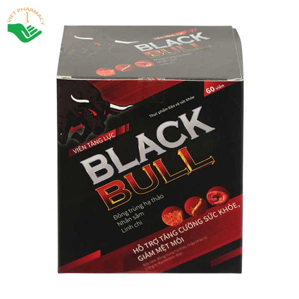 Viên uống tăng lực Black Bull Dân Khang hỗ trợ tăng cường sức khỏe, giảm mệt mỏi (Hộp 1 lọ 60 viên) - Ảnh 5