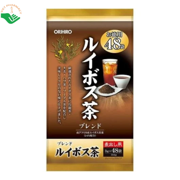 Hồng trà Nam Phi Orihiro hỗ trợ thanh lọc cơ thể (Túi 48 gói x 3g)