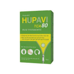 Dung dịch chấm sùi mào gà Hupavi TCA 80 Monapharm (Hộp 1 lọ 10ml)