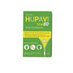Dung dịch chấm sùi mào gà Hupavi TCA 80 Monapharm (Hộp 1 lọ 10ml)