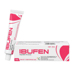 Gel bôi ngoài da IBUFEN Ibuprofen 5% VCP (Hộp 1 tuýp 15g)
