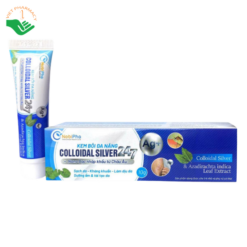 Kem bôi Colloidal Silver 247 Nobiphar kháng khuẩn, làm dịu kích ứng và bảo vệ da (Hộp 1 tuýp 10g)