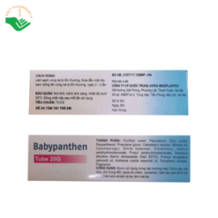 Kem bôi da Babypanthen Mediplantex dưỡng ẩm, làm dịu và chống hăm (Tuýp 20g)