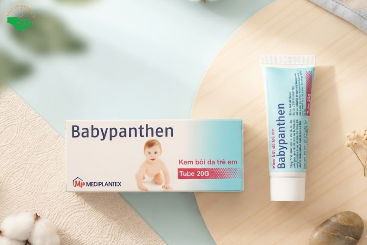 Kem bôi da Babypanthen Mediplantex dưỡng ẩm, làm dịu và chống hăm (Tuýp 20g)