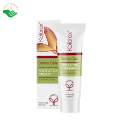 Kem Derma Care Foot & Toe Cream Kolorex điều trị nấm móng, hắc lào, lang ben, nấm da đầu (Tuýp 25g)