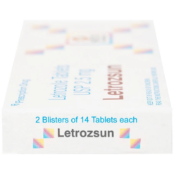 Thuốc điều trị ung thư vú Letrozsun 2.5mg Sun Pharma (Hộp 2 vỉ x 14 viên)