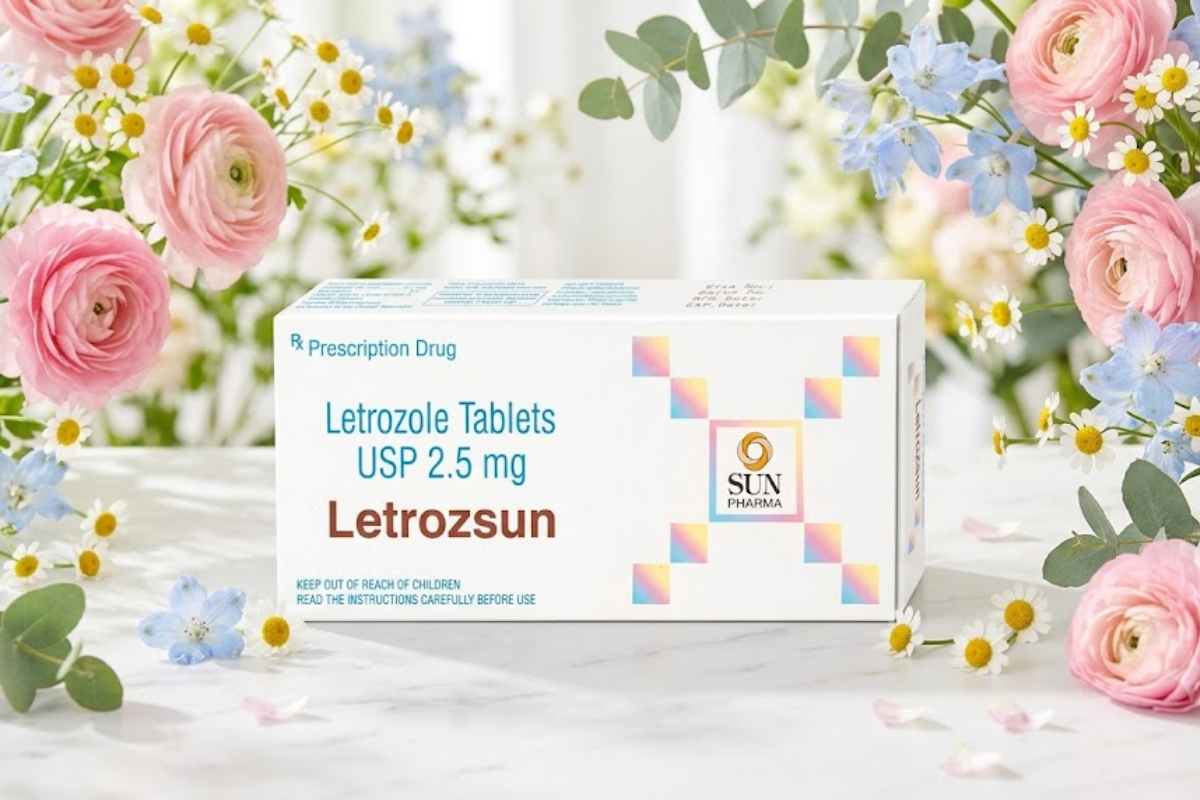 Thuốc điều trị ung thư vú Letrozsun 2.5mg Sun Pharma (Hộp 2 vỉ x 14 viên)
