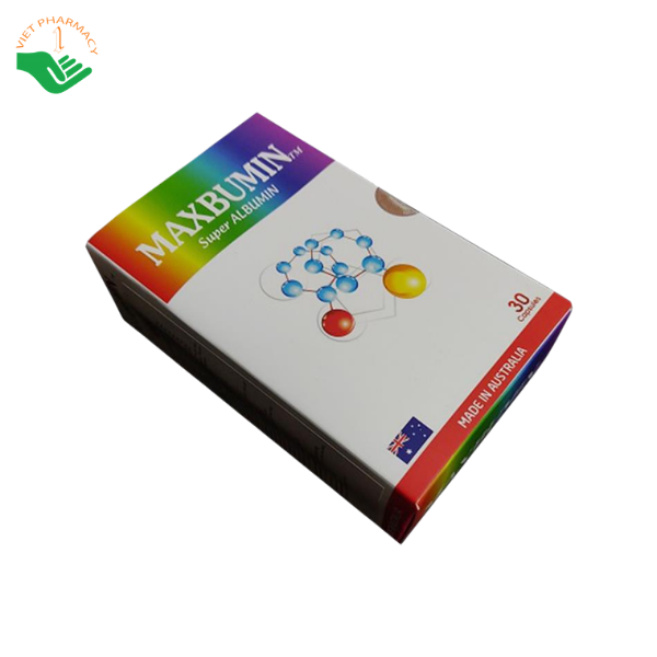 Viên uống Maxbumin TM Super Albumin bổ sung Albumin, acid amin, hỗ trợ phục hồi sức khỏe và chức năng gan (Hộp 1 lọ 30 viên) - Ảnh 6