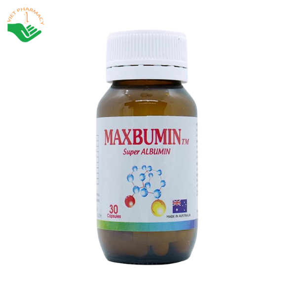 Viên uống Maxbumin TM Super Albumin bổ sung Albumin, acid amin, hỗ trợ phục hồi sức khỏe và chức năng gan (Hộp 1 lọ 30 viên) - Ảnh 7