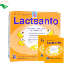 Men vi sinh Lactsanfo Dược Phẩm Sanfo bổ sung lợi khuẩn, hỗ trợ cân bằng hệ vi sinh và cải thiện rối loạn tiêu hóa (Hộp 24 gói x 3g)