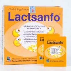 Men vi sinh Lactsanfo Dược Phẩm Sanfo bổ sung lợi khuẩn, hỗ trợ cân bằng hệ vi sinh và cải thiện rối loạn tiêu hóa (Hộp 24 gói x 3g)