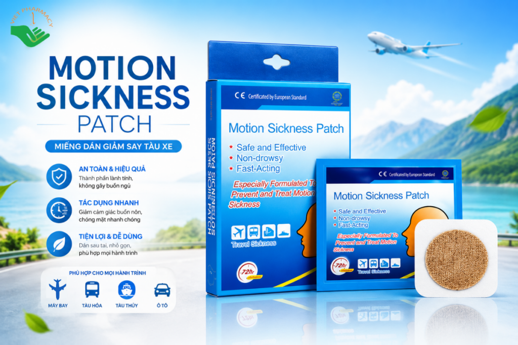 Miếng dán chống say tàu xe Kongdy Motion Sickness Patch