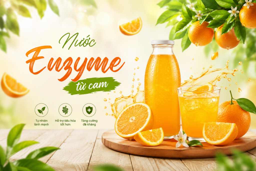 Nước enzyme từ cam