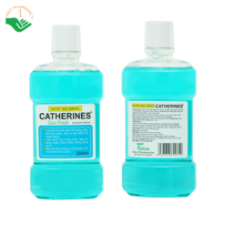 Nước súc miệng Catherines Cool Fresh Tatra làm sạch khoang miệng, ngừa mảng bám (Chai 350ml)